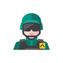 پیش‌نمایش فایل soldier-19 از پک آیکون های رایگان کامیلون