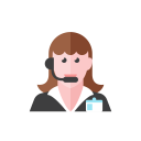 پیش‌نمایش فایل telemarketer-4 از پک آیکون های رایگان کامیلون