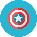 پیش‌نمایش فایل captain-19 از پک آیکون های رایگان کامیلون