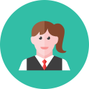 پیش‌نمایش فایل waitress-10 از پک آیکون های رایگان کامیلون