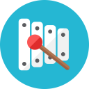 پیش‌نمایش فایل xylophone-24 از پک آیکون های رایگان کامیلون