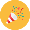 پیش‌نمایش فایل party-195 از پک آیکون های رایگان کامیلون