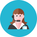 پیش‌نمایش فایل telemarketer-5 از پک آیکون های رایگان کامیلون