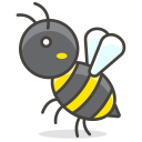 پیش‌نمایش فایل bee-190 از پک 100 ایموجی رایگان