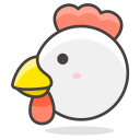 پیش‌نمایش فایل chicken-270 از پک 100 ایموجی رایگان