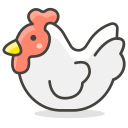 پیش‌نمایش فایل chicken-271 از پک 100 ایموجی رایگان