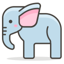 پیش‌نمایش فایل elephant-31 از پک 100 ایموجی رایگان