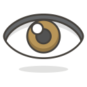 پیش‌نمایش فایل eye-504 از پک 100 ایموجی رایگان