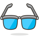 پیش‌نمایش فایل glasses-275 از پک 100 ایموجی رایگان