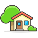 پیش‌نمایش فایل home-803 از پک 100 ایموجی رایگان