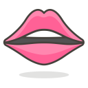 پیش‌نمایش فایل lips-141 از پک 100 ایموجی رایگان