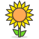 پیش‌نمایش فایل sunflower-92 از پک 100 ایموجی رایگان