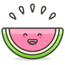 پیش‌نمایش فایل watermelon-170 از پک 100 ایموجی رایگان