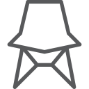 پیش‌نمایش فایل chair-342 از پک آیکون EGO - آوت لاین