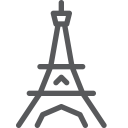 پیش‌نمایش فایل eiffel-38 از پک آیکون EGO - آوت لاین