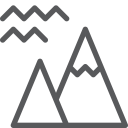 پیش‌نمایش فایل mountains-37 از پک آیکون EGO - آوت لاین