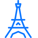 پیش‌نمایش فایل eiffel-39 از پک آیکون EGO - دو رنگ