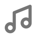 پیش‌نمایش فایل music-841 از پک بسته آیکون رایگان نوا - خطی
