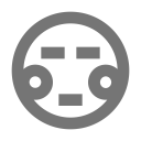 پیش‌نمایش فایل smiley-49 از پک بسته آیکون رایگان نوا - خطی