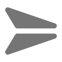 پیش‌نمایش فایل paperplane-9 از پک بسته آیکون رایگان نوا - توپر