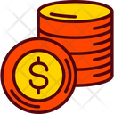 پیش‌نمایش فایل dollar-coins-8266750 از پک اعتبار و وام