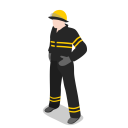 پیش‌نمایش فایل fireman-7 از پک آیکون های پایه شهر - مردم