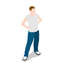 پیش‌نمایش فایل man-769 از پک آیکون های پایه شهر - مردم