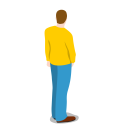 پیش‌نمایش فایل man-782 از پک آیکون های پایه شهر - مردم