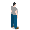 پیش‌نمایش فایل man-787 از پک آیکون های پایه شهر - مردم