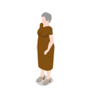 پیش‌نمایش فایل woman-980 از پک آیکون های پایه شهر - مردم