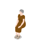 پیش‌نمایش فایل woman-986 از پک آیکون های پایه شهر - مردم