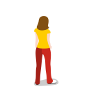 پیش‌نمایش فایل woman-989 از پک آیکون های پایه شهر - مردم