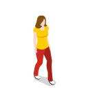 پیش‌نمایش فایل woman-995 از پک آیکون های پایه شهر - مردم