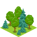 پیش‌نمایش فایل forest-130 از پک آیکون های پایه شهر