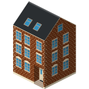 پیش‌نمایش فایل house-1111 از پک آیکون های پایه شهر