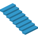 پیش‌نمایش فایل stairs-80 از پک آیکون های نمودار