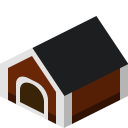 پیش‌نمایش فایل doghouse از پک آیکون های مزرعه