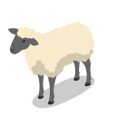 پیش‌نمایش فایل sheep-59 از پک آیکون های مزرعه