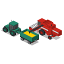 پیش‌نمایش فایل tractor-182 از پک آیکون های مزرعه