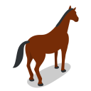 پیش‌نمایش فایل horse-62 از پک آیکون های مزرعه