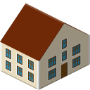 پیش‌نمایش فایل house-1116 از پک آیکون های مزرعه