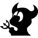 پیش‌نمایش فایل devil-25 از پک آیکون های یونیک - توپر