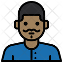 پیش‌نمایش فایل mustache-man-4997310 از پک آواتار