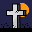 پیش‌نمایش فایل grave-cross-6225840 از پک هالووین