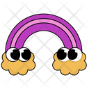 پیش‌نمایش فایل rainbow-sticker-6265823 از پک حس دهه ۹۰