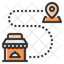 پیش‌نمایش فایل delivery-route-3565746 از پک تحویل غذا