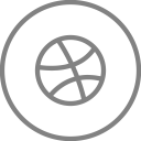پیش‌نمایش فایل dribbble-153 از پک آیکون های دیوی