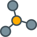 پیش‌نمایش فایل molecules از پک آیکون های خطی علم