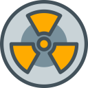 پیش‌نمایش فایل nuclear-129 از پک آیکون های خطی علم