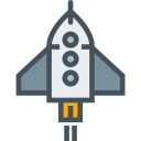 پیش‌نمایش فایل rocket-567 از پک آیکون های خطی علم